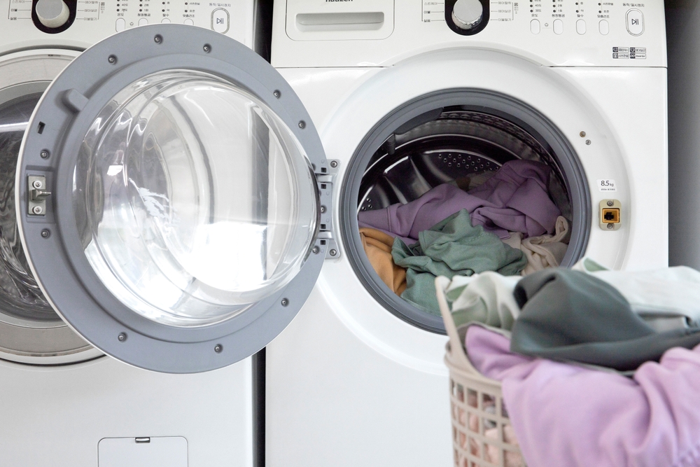 Laundry in the washing machine