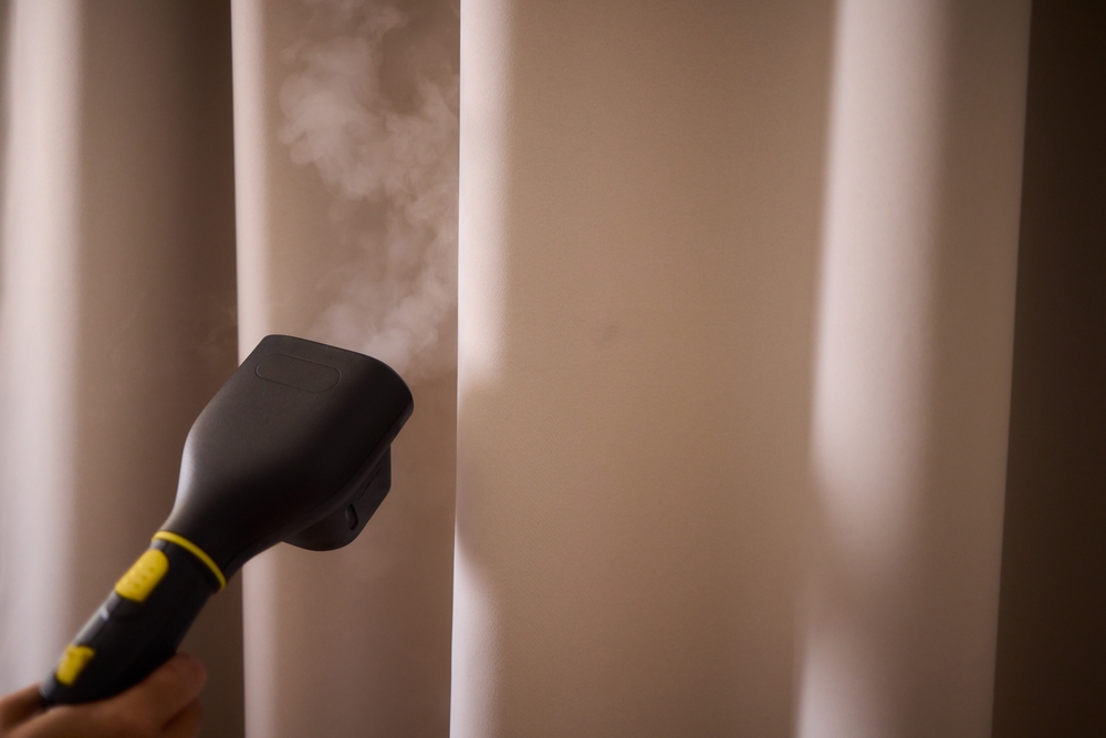 On-site curtain cleaning while curtains remain hanging in Johannesburg